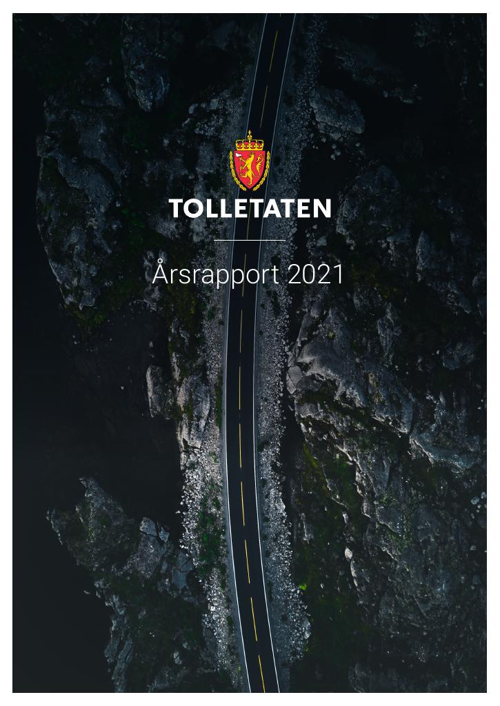 Forsiden av dokumentet Årsrapport Tolletaten 2021