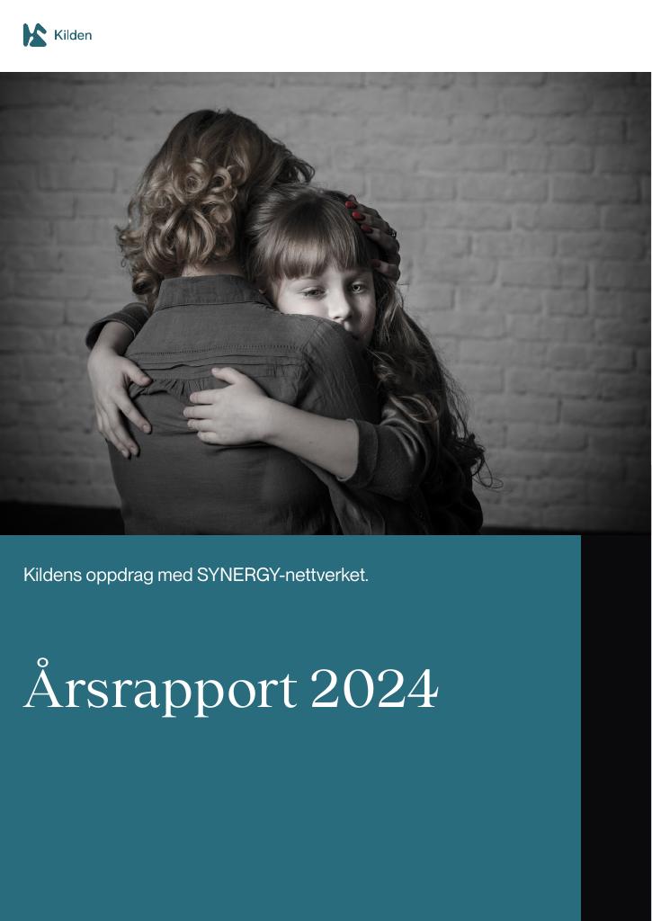 Forsiden av dokumentet Kildens oppdrag med SYNERGY-nettverket Årsrapport 2024