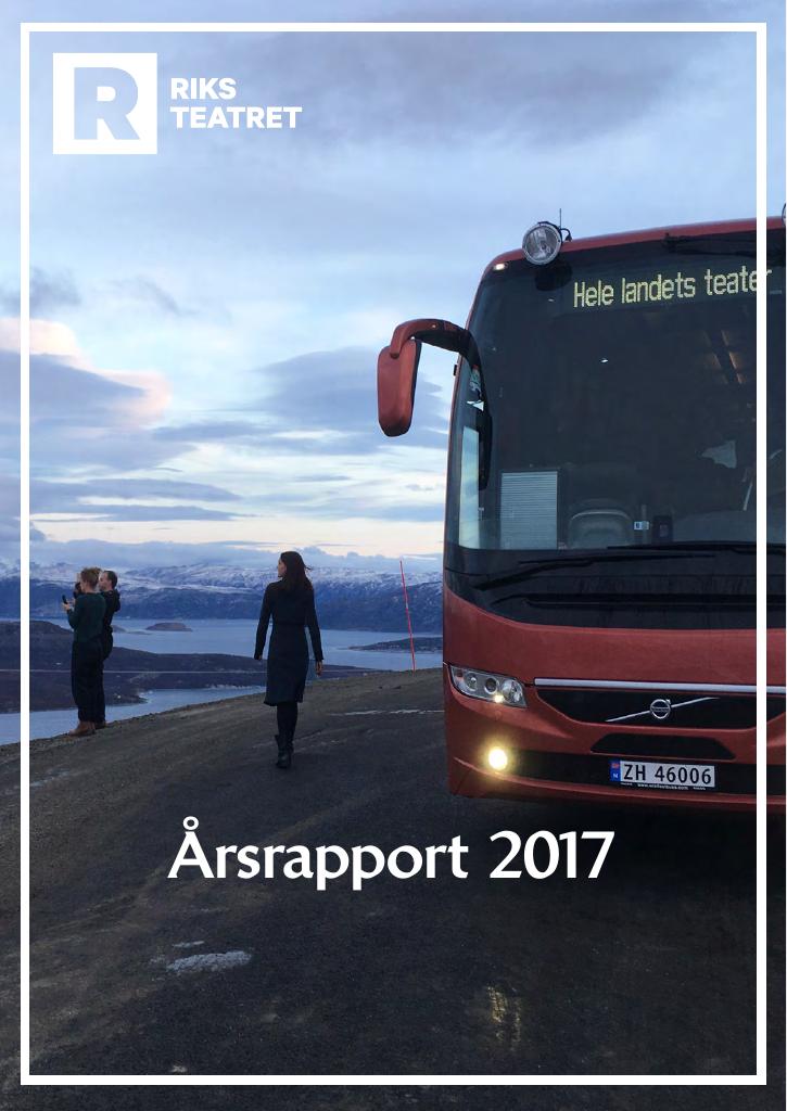 Forsiden av dokumentet Årsrapport Riksteatret 2017