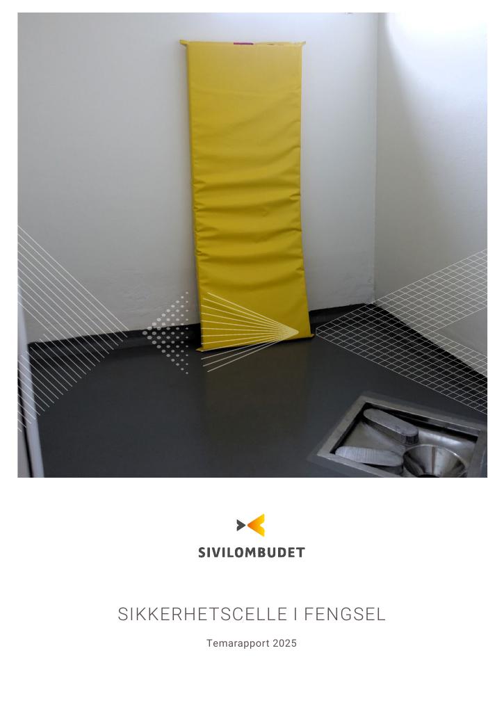 Forsiden av dokumentet Sikkerhetscelle i fengsel