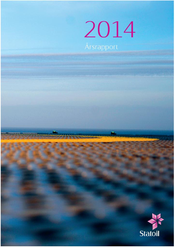 Forsiden av dokumentet Årsrapport Statoil 2014