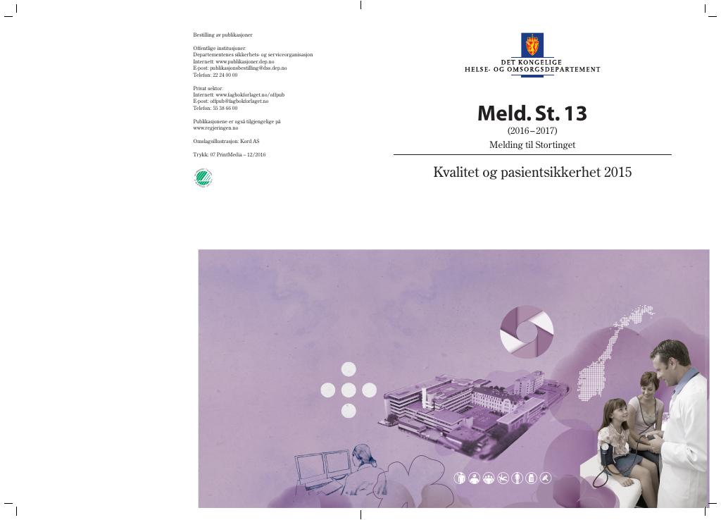 Forsiden av dokumentet Meld. St. 13 (2016–2017)