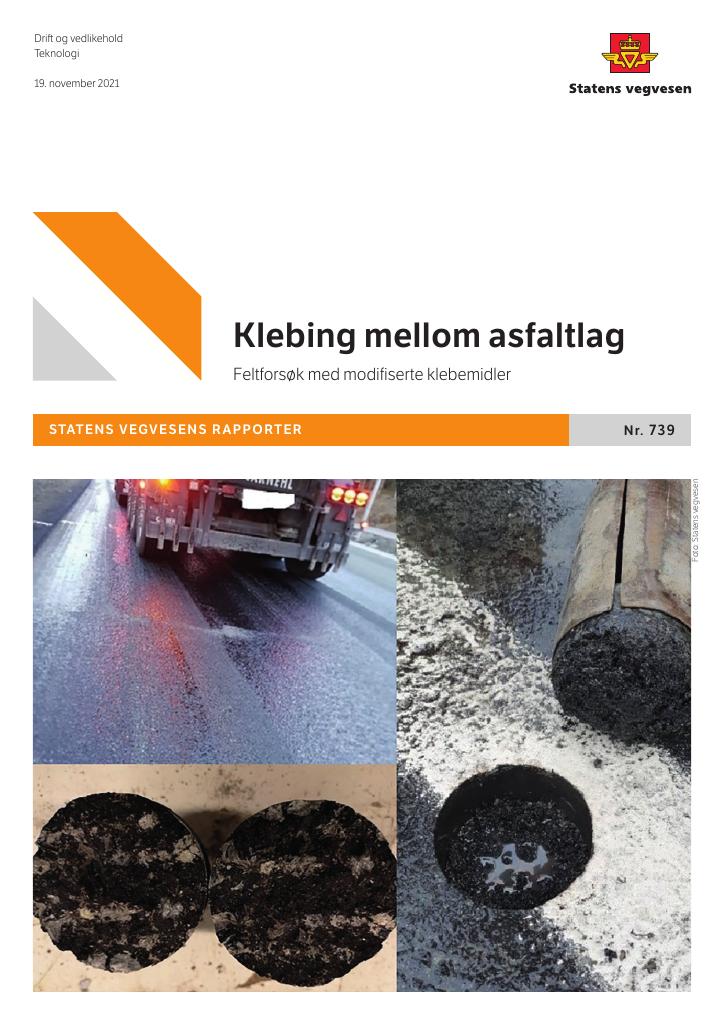Forsiden av dokumentet Klebing mellom asfaltlag