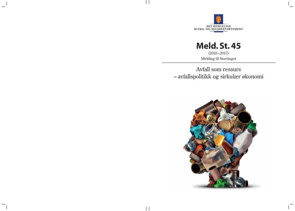 Forsiden av dokumentet Meld. St. 45 (2016–2017)