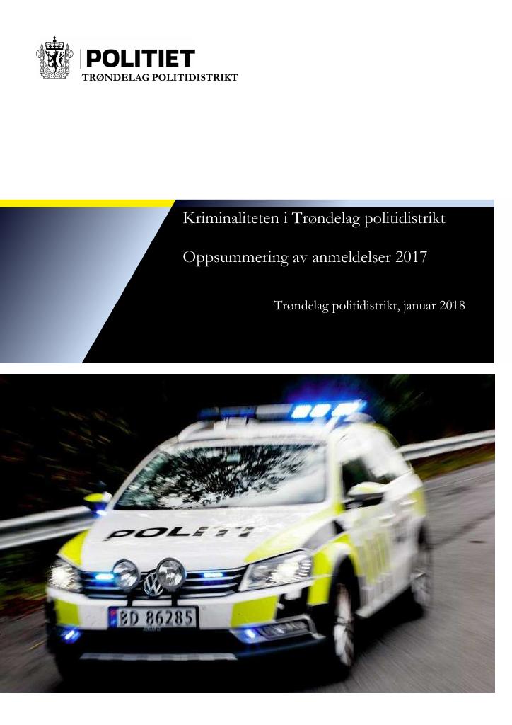 Forsiden av dokumentet Strasak 2017 Trøndelag