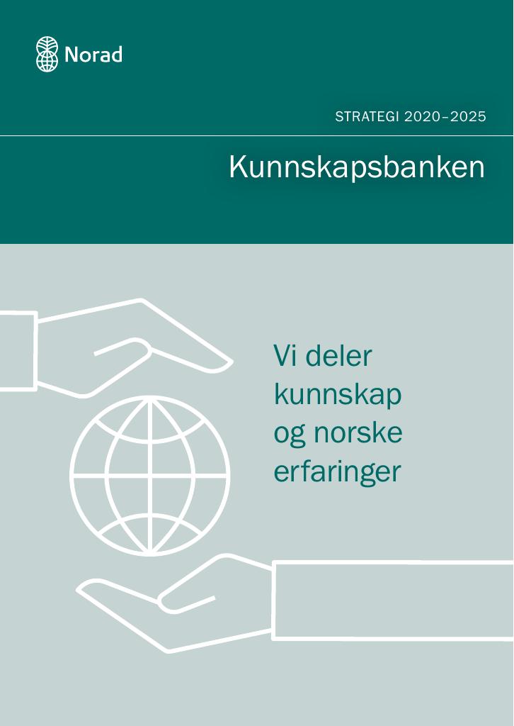 Forsiden av dokumentet Kunnskapsbanken: Strategi 2020-2025