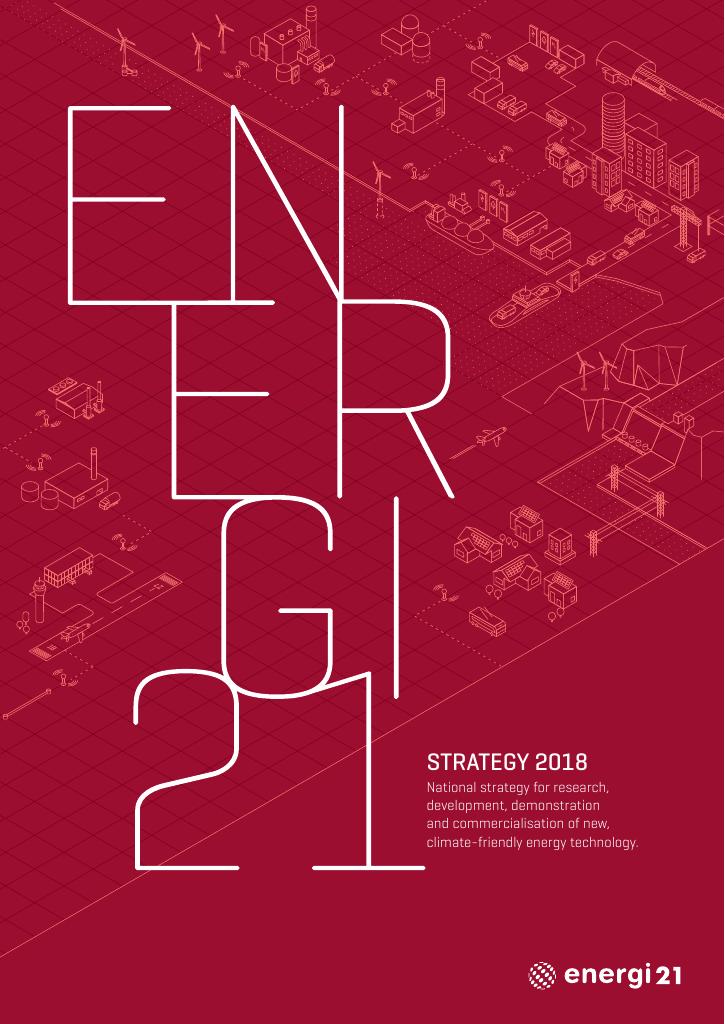 Forsiden av dokumentet Energi21 - Strategy 2018
