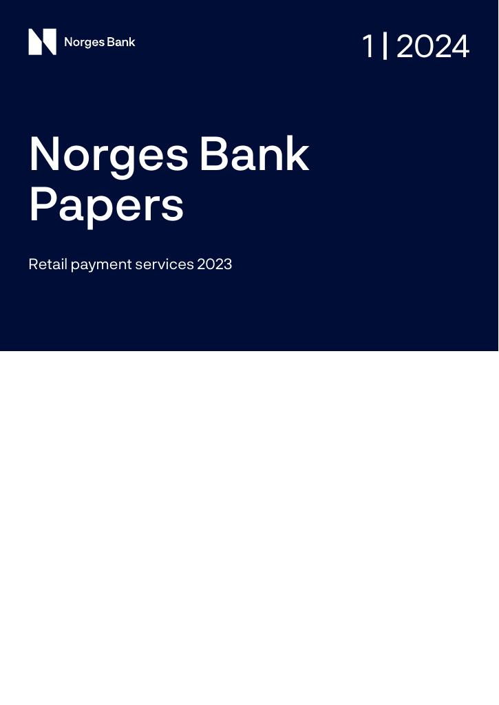 Forsiden av dokumentet Retail payment services 2023
