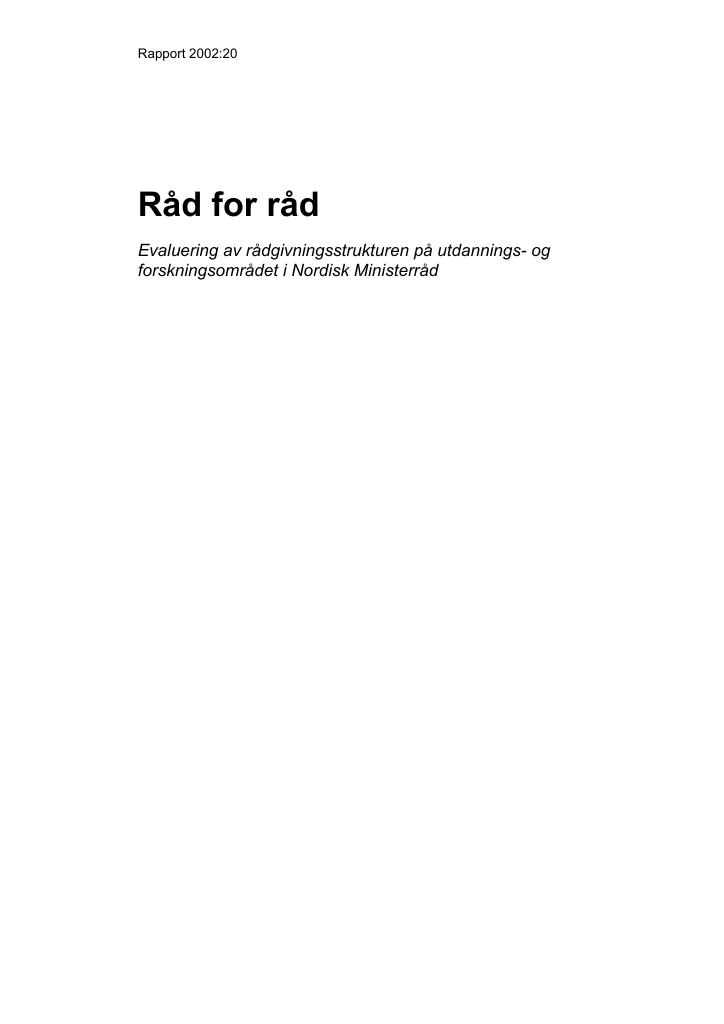 Forsiden av dokumentet Rad for rad