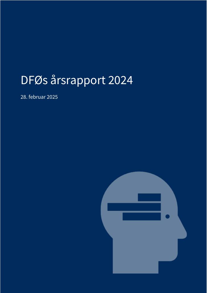 Forsiden av dokumentet Årsrapport Direktoratet for forvaltning og økonomistyring 2024