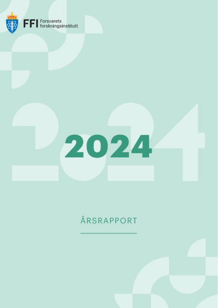 Forsiden av dokumentet Årsrapport FFI 2024