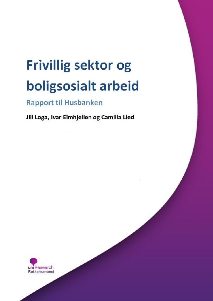Forsiden av dokumentet Frivillig sektor og boligsosialt arbeid