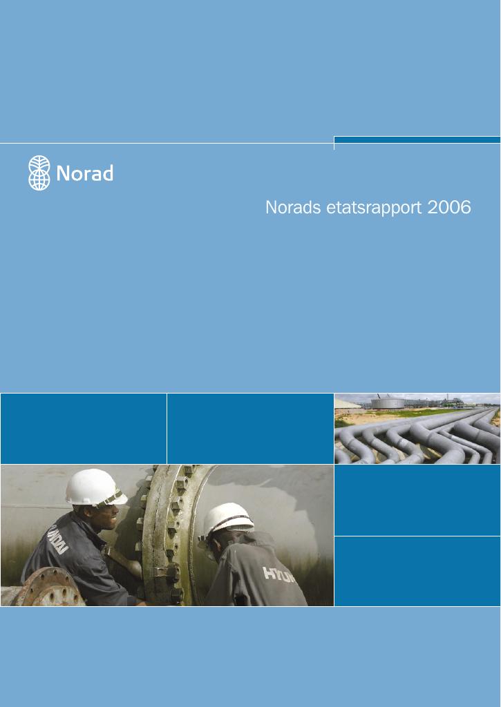 Forsiden av dokumentet Norads etatsrapport 2006