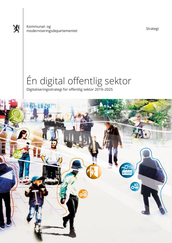 Forsiden av dokumentet Én digital offentlig sektor