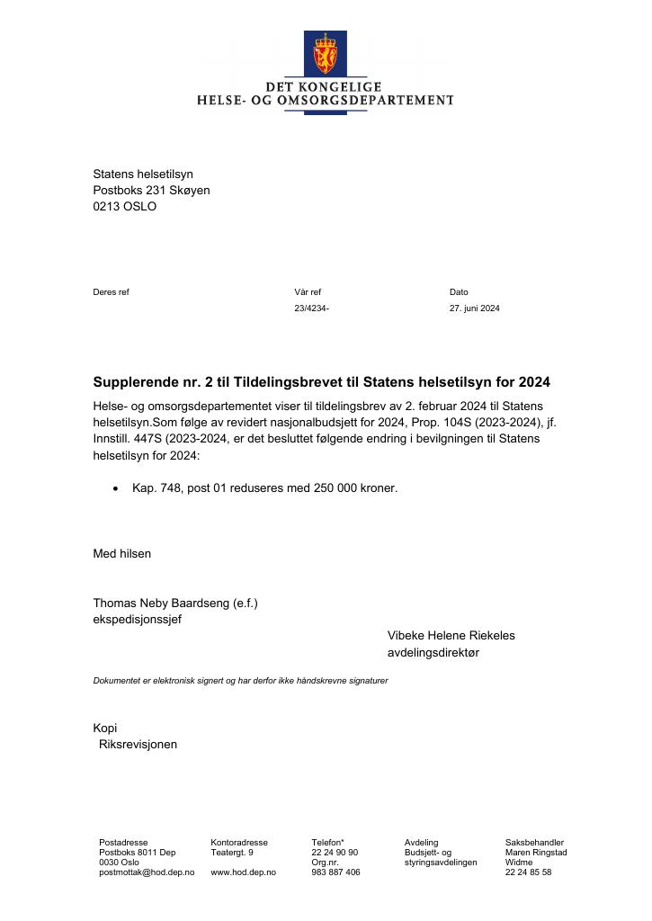 Forsiden av dokumentet supplerende 2 2024