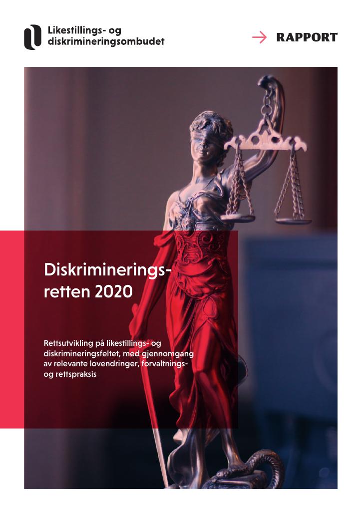 Forsiden av dokumentet Diskrimineringsretten 2020