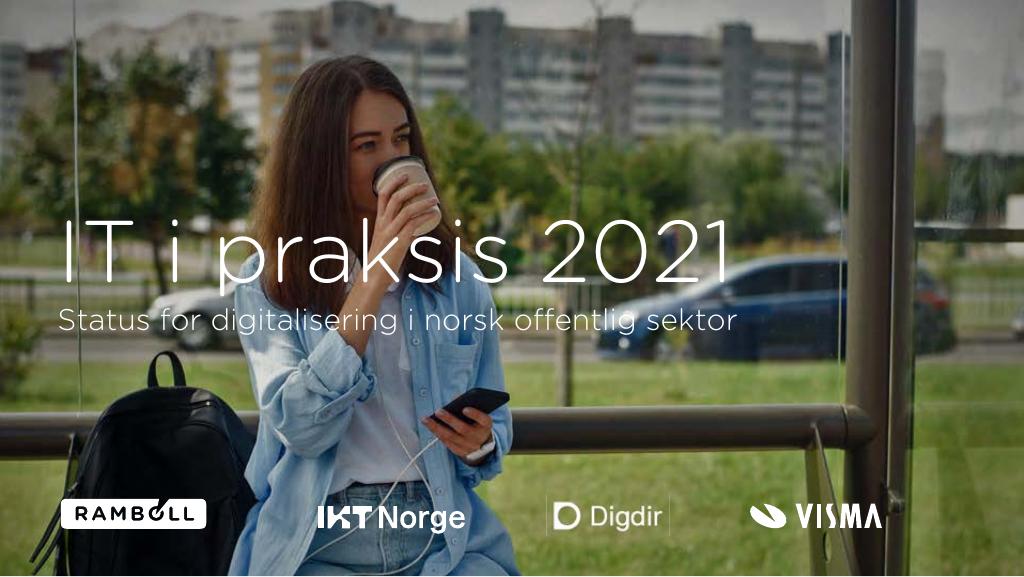 Forsiden av dokumentet IT i praksis 2021