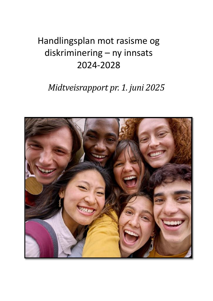 Forsiden av dokumentet Handlingsplan mot rasisme og diskriminering – ny innsats 2024-2028