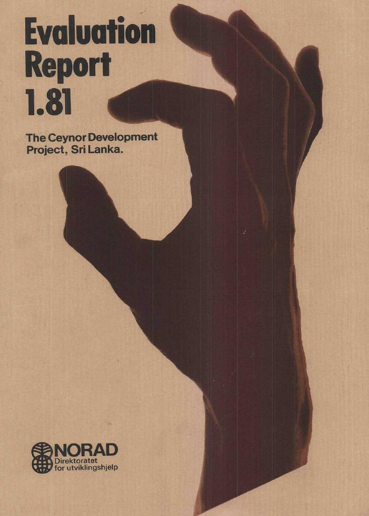 Forsiden av dokumentet The Ceynor Development Project, Sri Lanka