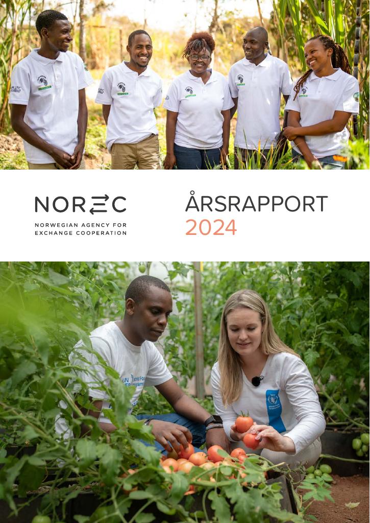 Forsiden av dokumentet Årsrapport Norec 2024