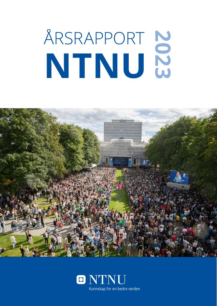 Forsiden av dokumentet Årsrapport Norges teknisk-naturvitenskapelige universitet 2023