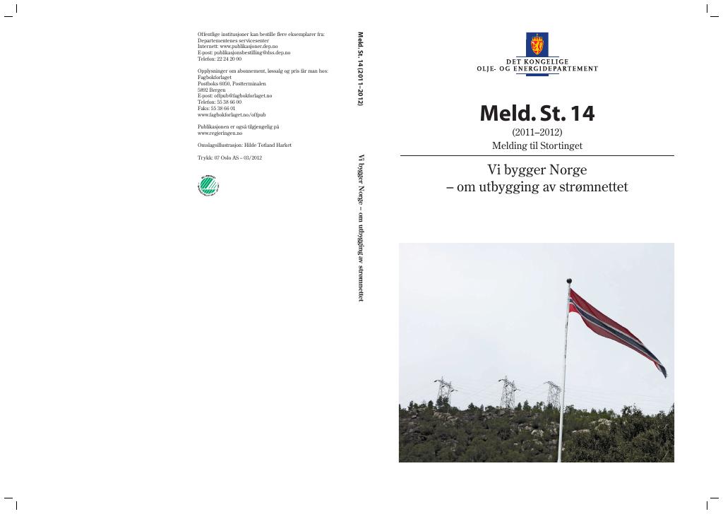 Forsiden av dokumentet Meld. St. 14 (2011–2012)