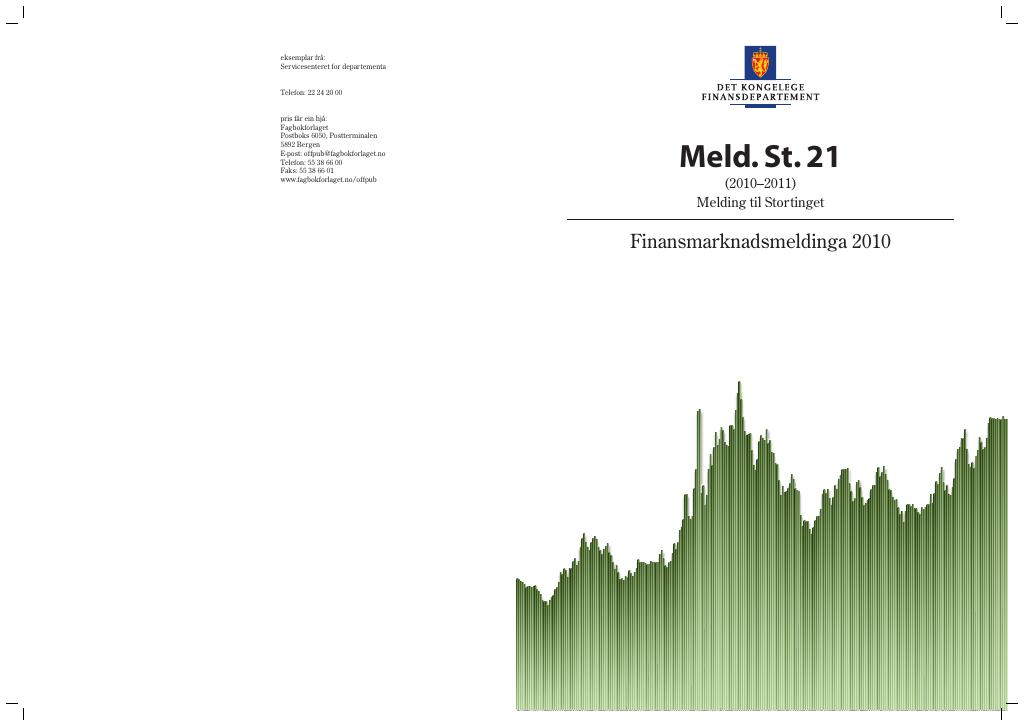 Forsiden av dokumentet Meld. St. 21 (2010–2011)