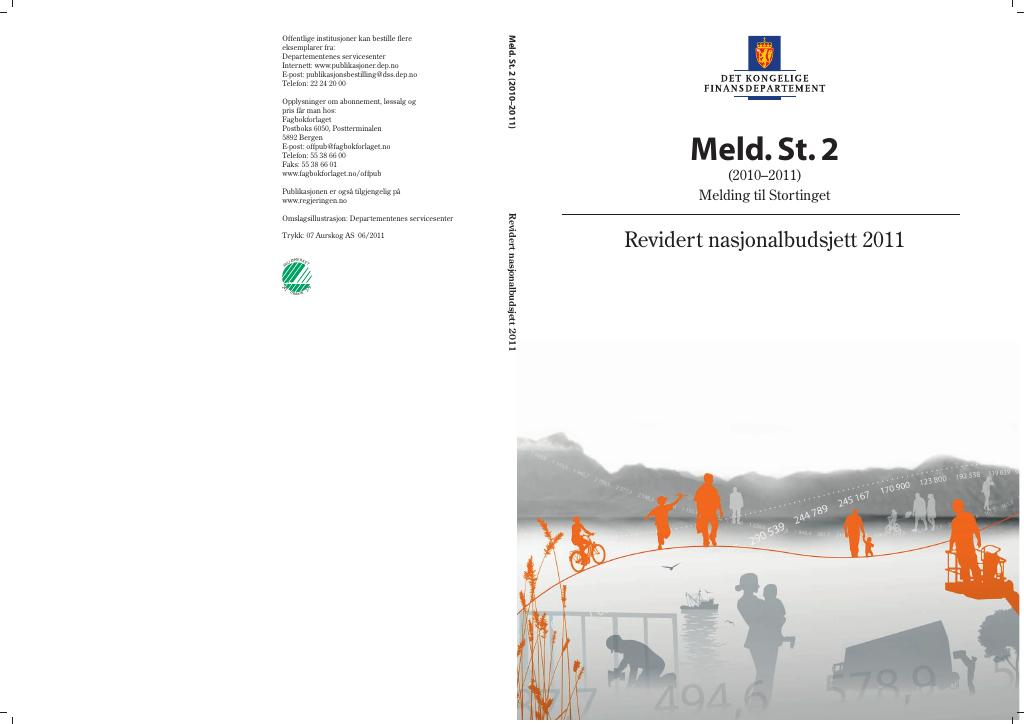 Forsiden av dokumentet Meld. St. 2 (2010 – 2011)