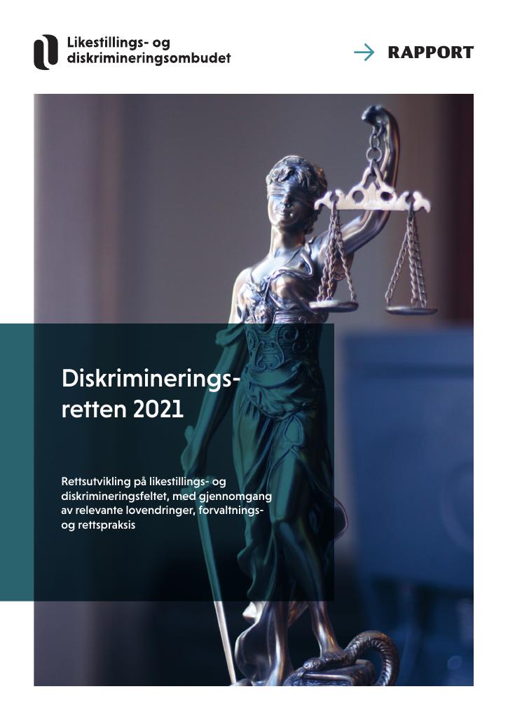 Forsiden av dokumentet Diskrimineringsretten 2021
