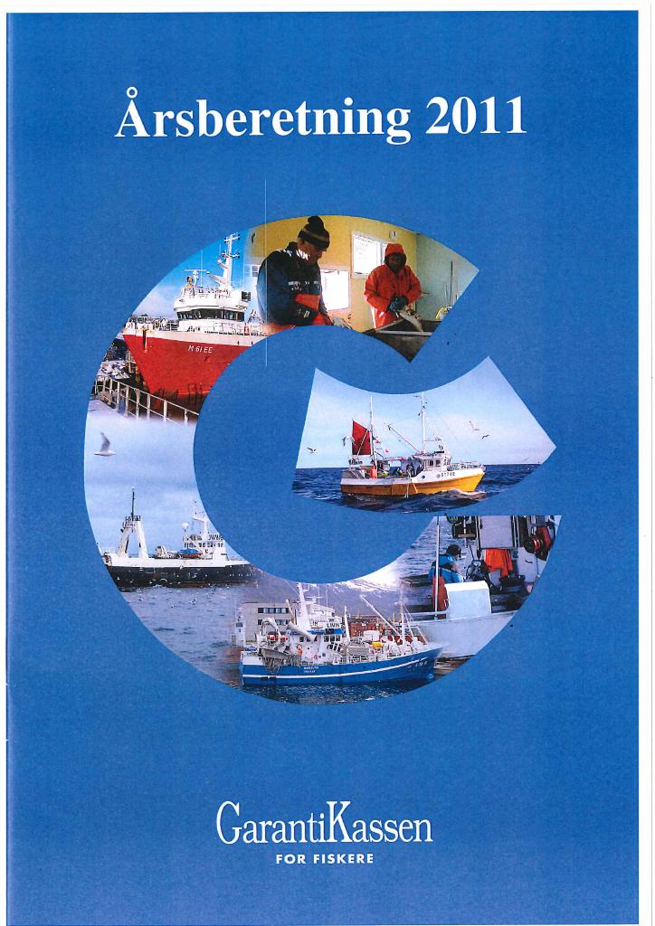Forsiden av dokumentet Årsrapport Garantikassen for fiskere 2011