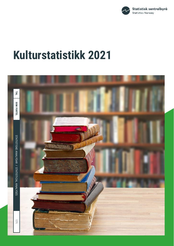 Forsiden av dokumentet Kulturstatistikk 2021