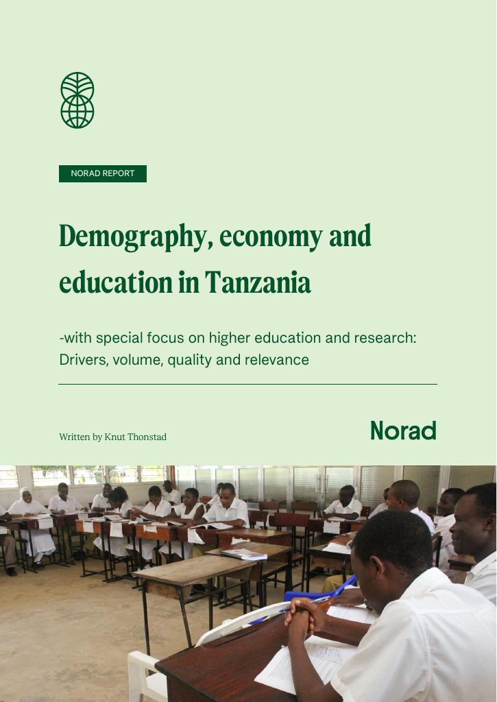 Forsiden av dokumentet Demography, Economy and Education in Tanzania