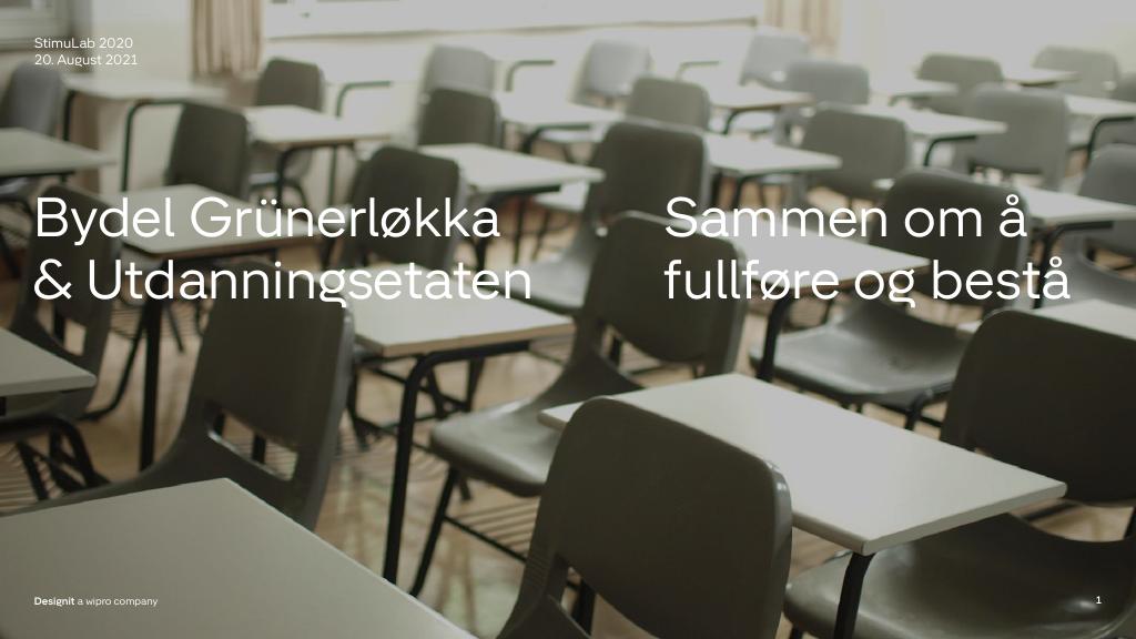 Forsiden av dokumentet Stimulab: Sammen – for å fullføre og bestå