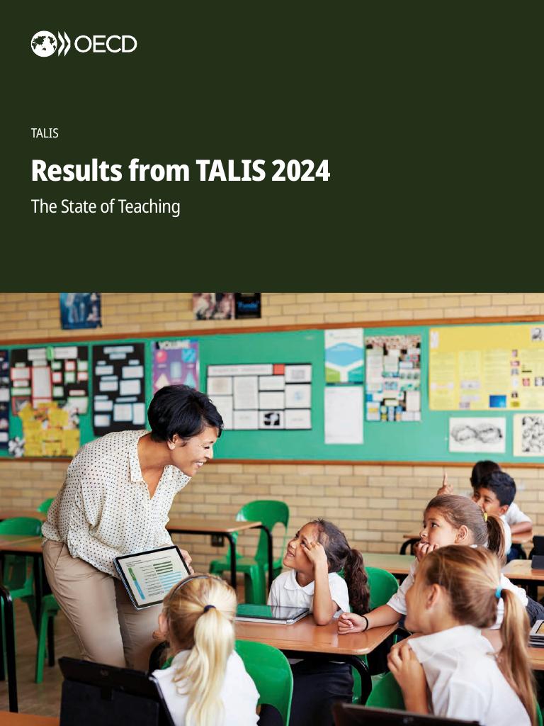 Forsiden av dokumentet Results from TALIS 2024 - The State of Teaching