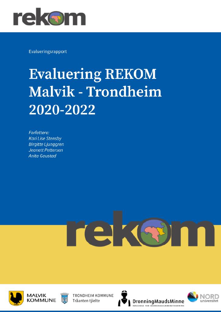 Forsiden av dokumentet Evaluering REKOM Malvik - Trondheim 2020-2022