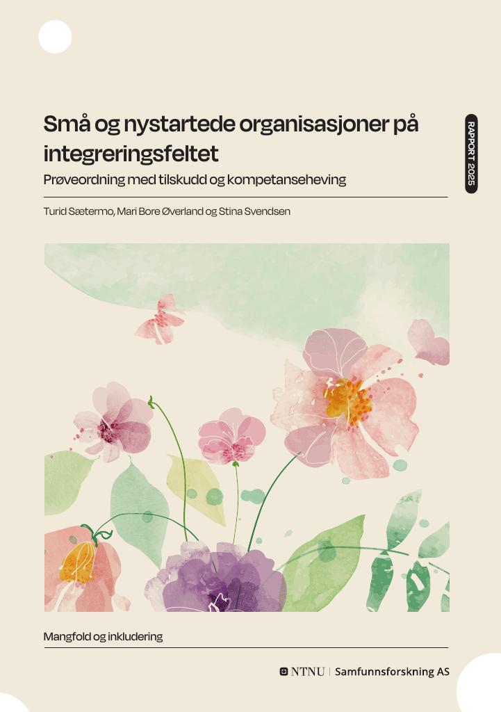 Forsiden av dokumentet Prøveordning med tilskudd og kompetanseheving