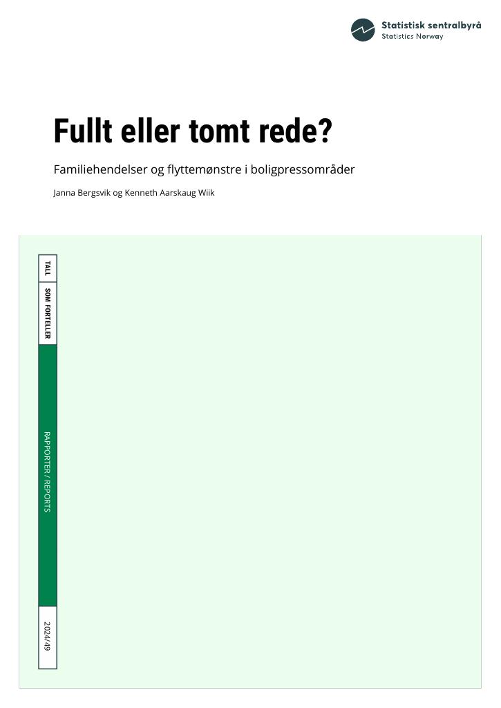 Forsiden av dokumentet Fullt eller tomt rede?