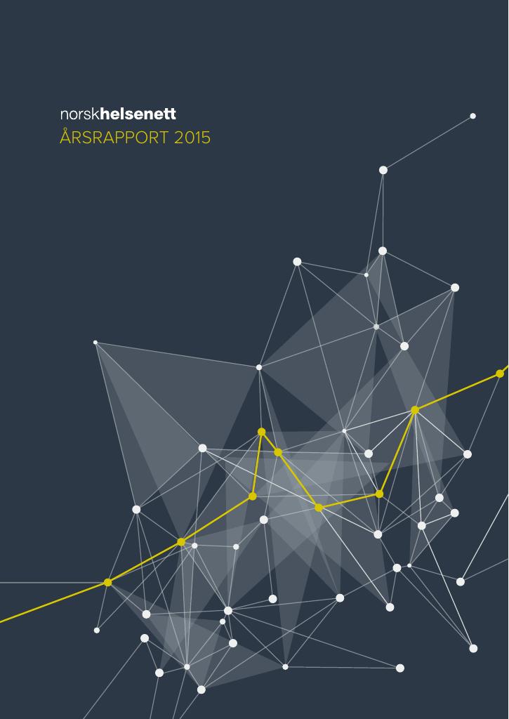 Forsiden av dokumentet Årsrapport Norsk Helsenett 2015