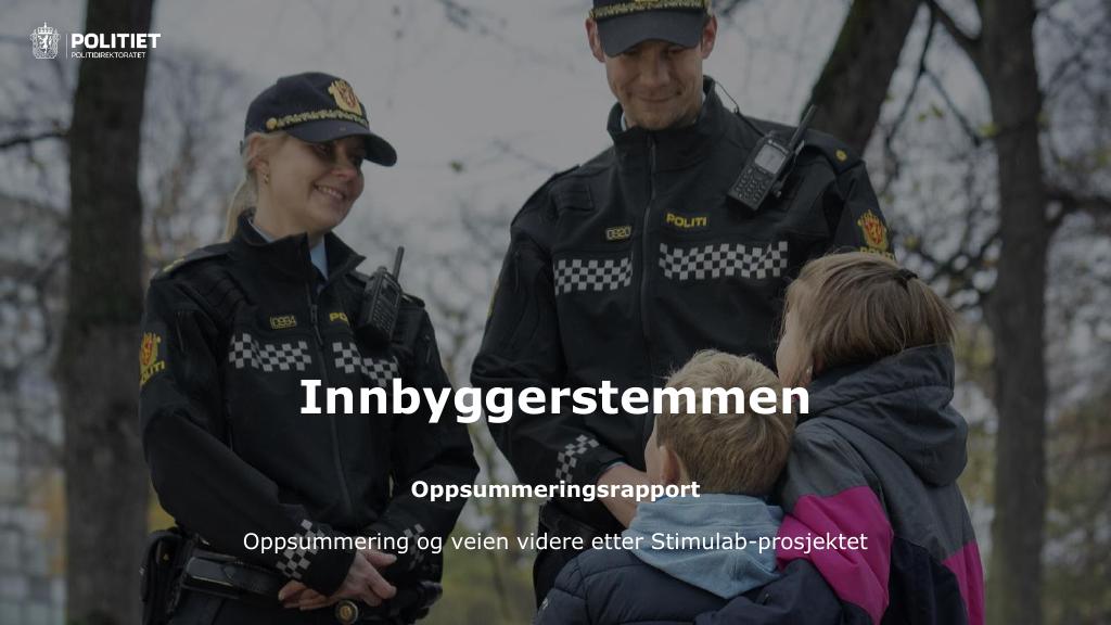 Forsiden av dokumentet Stimulab: Innbyggerstemmen Oppsummeringsrapport, Rapport fase 3