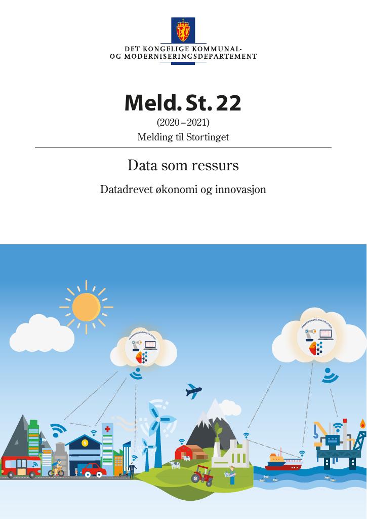 Forsiden av dokumentet Meld. St. 22 (2020–2021)