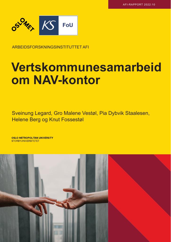 Forsiden av dokumentet Vertskommunesamarbeid om NAV-kontor
