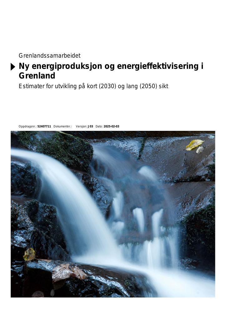 Forsiden av dokumentet Ny energiproduksjon og energieffektivisering i Grenland