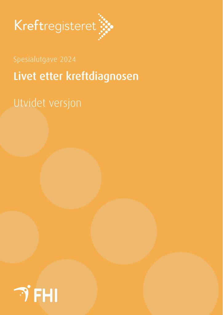 Forsiden av dokumentet Livet etter kreftdiagnosen