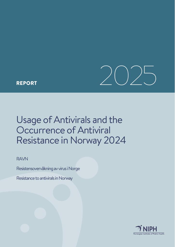 Forsiden av dokumentet Usage of Antivirals and the Occurrence of Antiviral Resistance in Norway 2024
