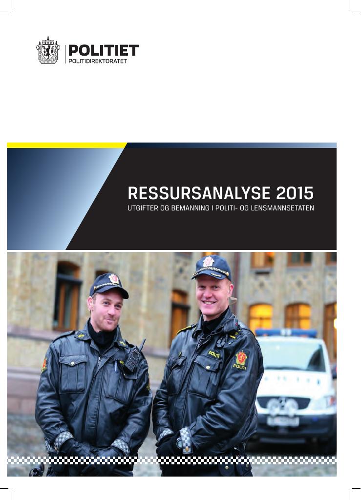 Forsiden av dokumentet Ressursanalysen 2015