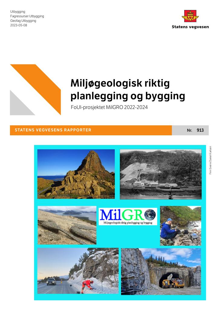 Forsiden av dokumentet Miljøgeologisk riktig planlegging og bygging