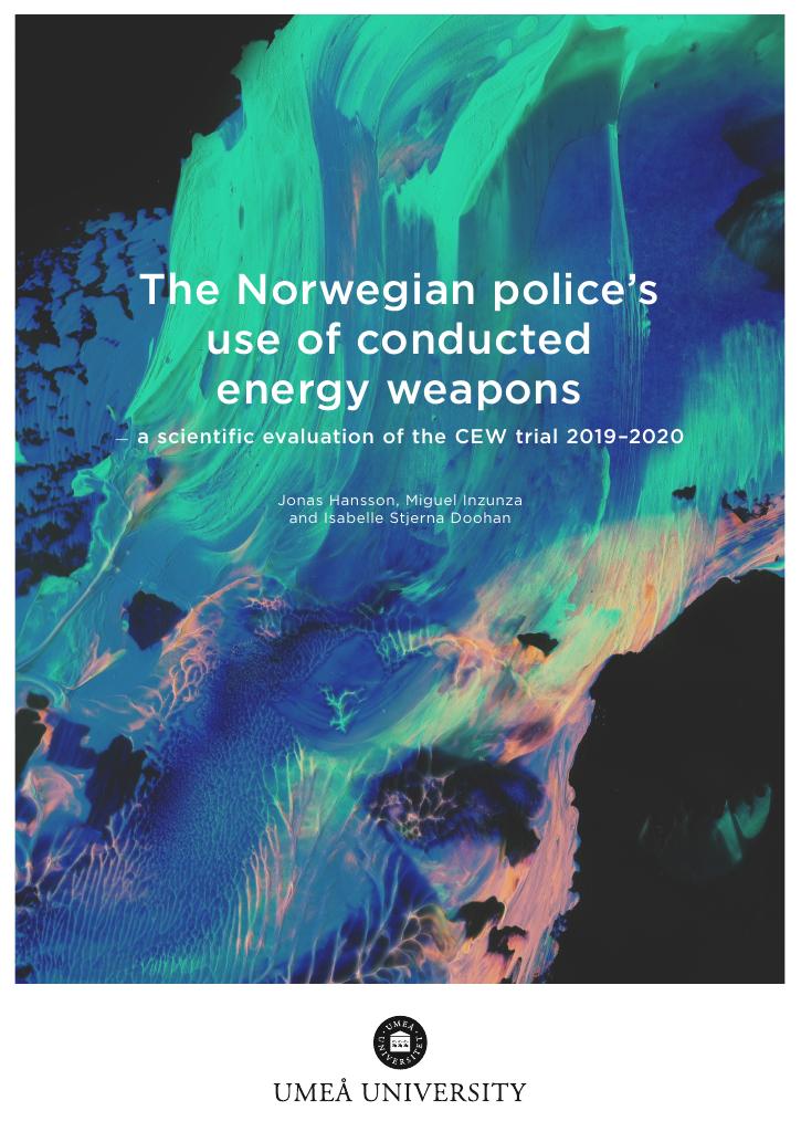 Forsiden av dokumentet The Norwegian police’s 
use of conducted energy weapons