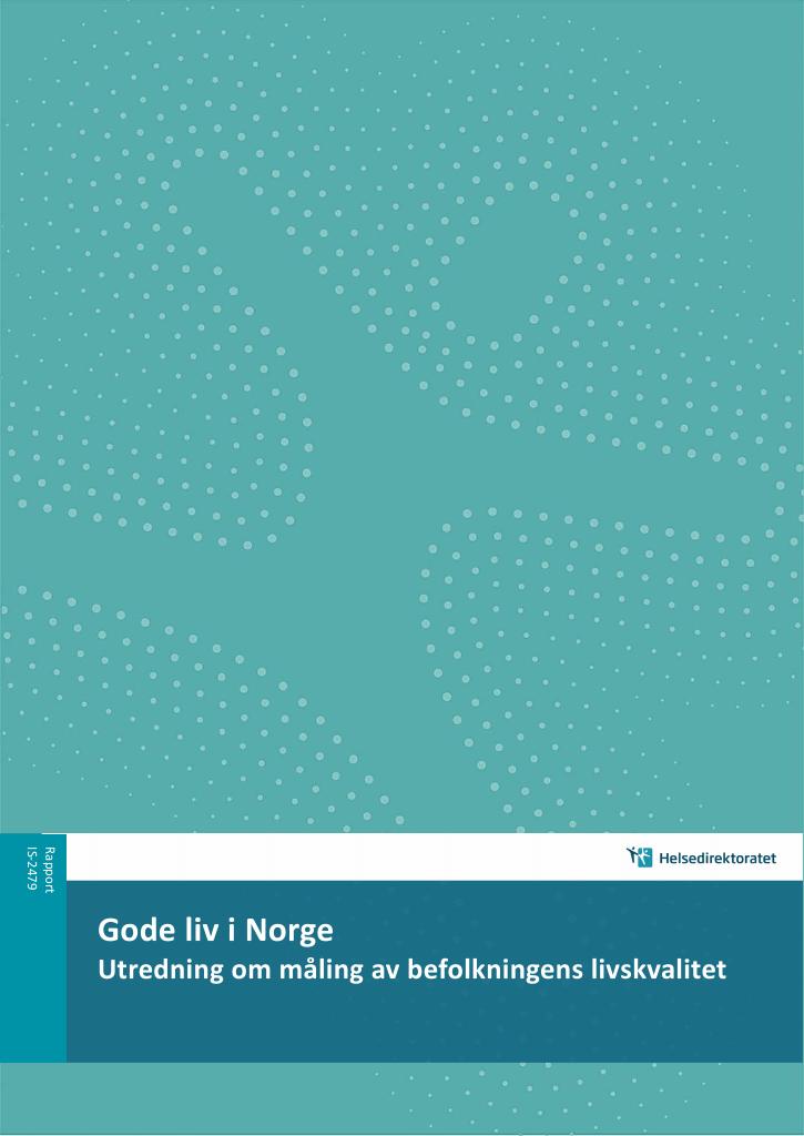 Forsiden av dokumentet Gode liv i Norge