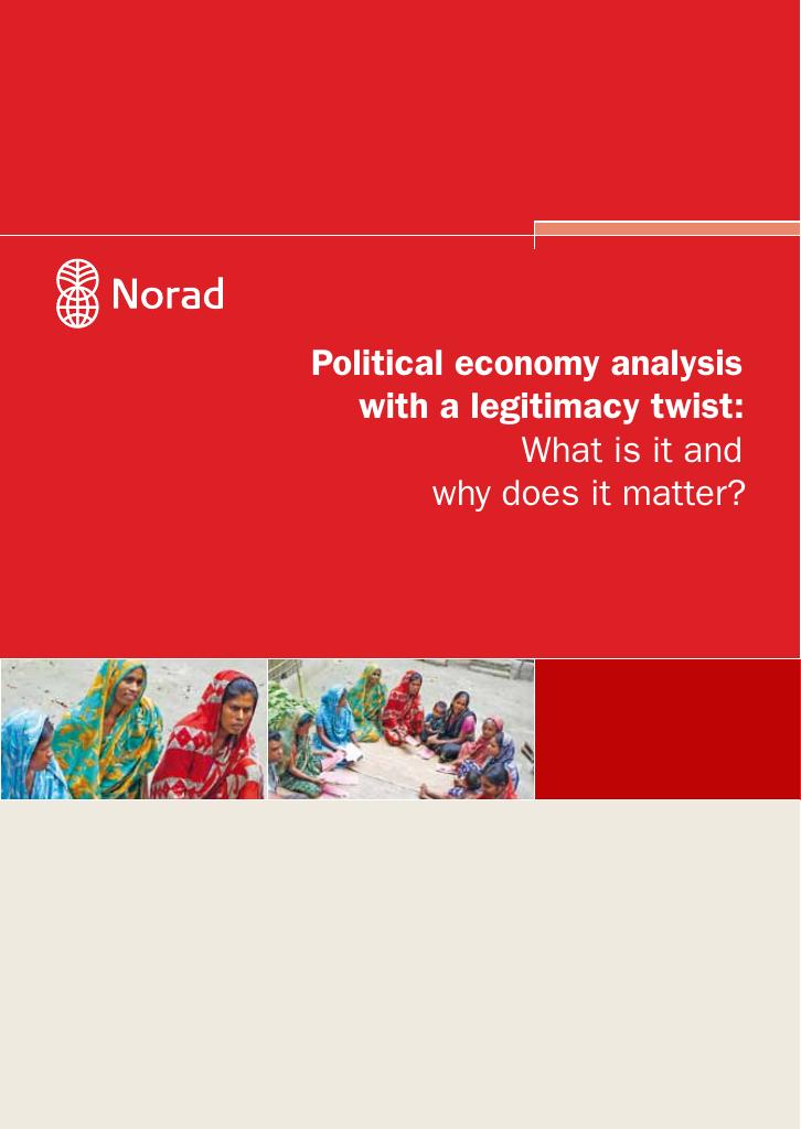 Forsiden av dokumentet Political economy analysis with a legitimacy twist: What is it and why does it matter?