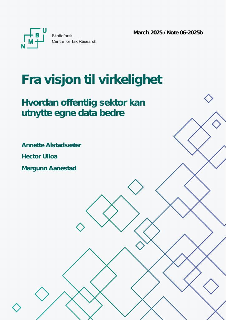 Forsiden av dokumentet Fra visjon til virkelighet
